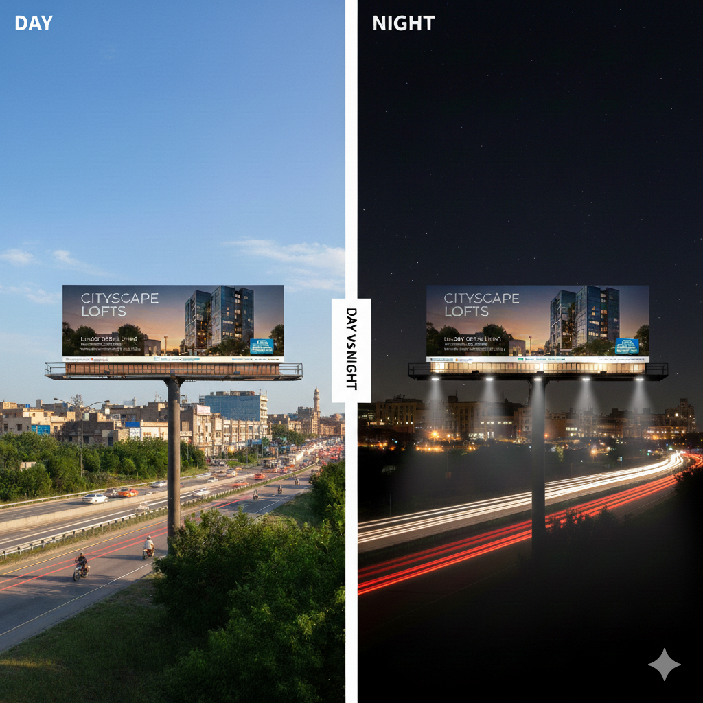 Understanding the Difference Between Day and Night Billboard Visibility